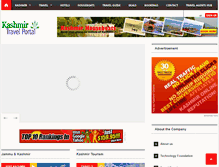 Tablet Screenshot of kashmirtravelportal.com